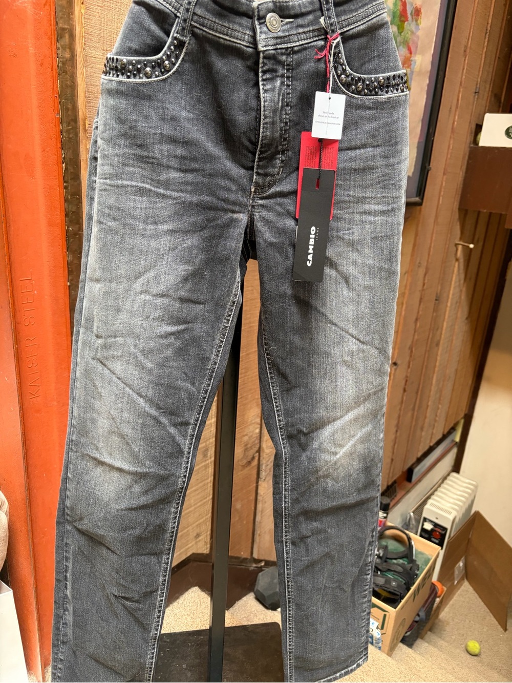 NWT! Gorgeous Cambio jeans with Swarovski details!!!!